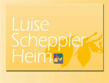 Tablet Screenshot of luise-scheppler-heim.de